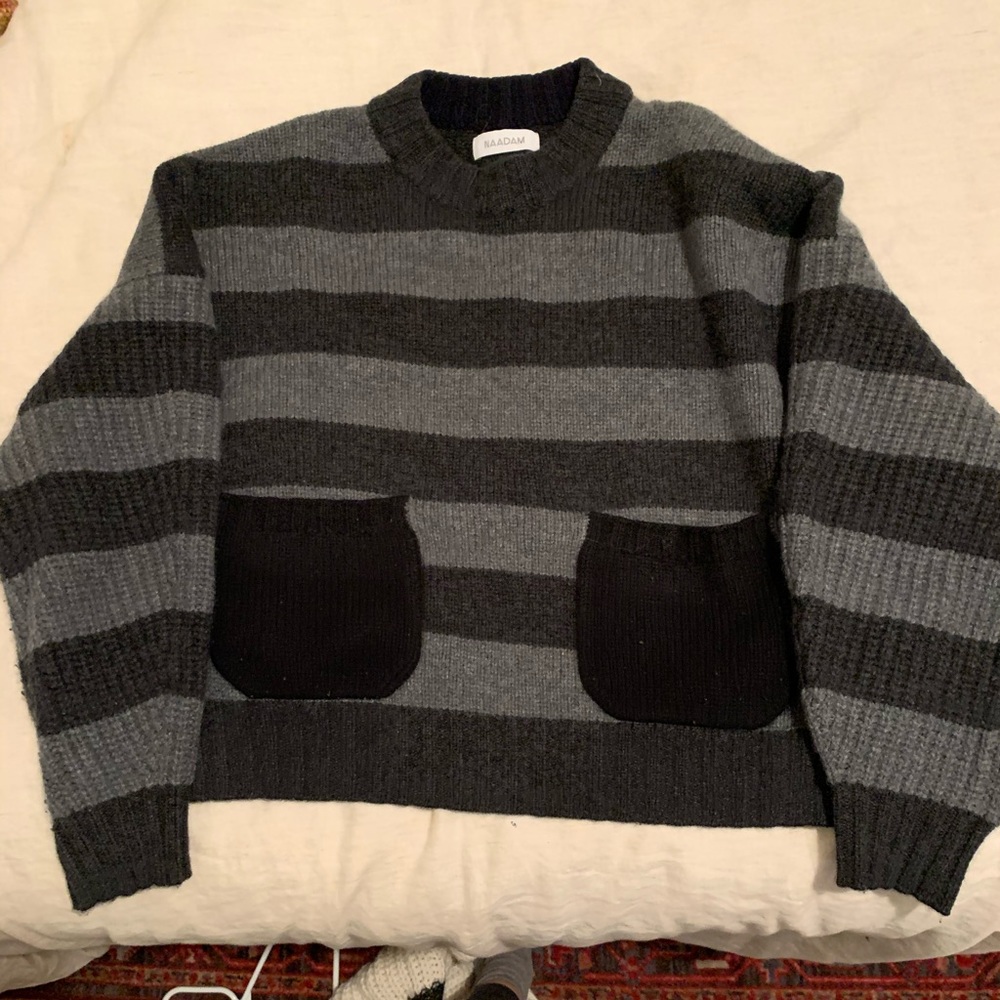 Naadam Luxe Cashmere Cropped Crewneck Sweater